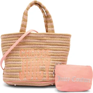 Juicy Couture Torebka na ramię + saszetka Nora Straw S. - Torebki damskie - miniaturka - grafika 1
