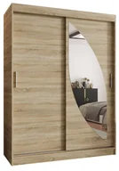 Szafy - Szafa przesuwna Gardroba Abiks MILO 150 gł. 62 dąb sonoma - miniaturka - grafika 1