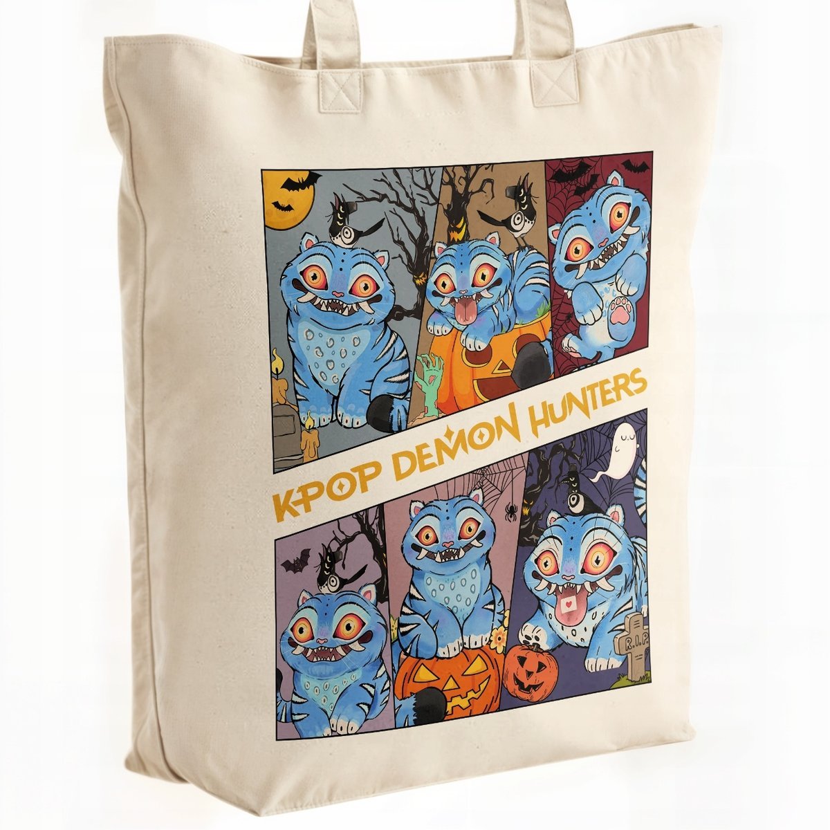 Torba bawełniana premium KPopowe Łowczynie Demonów Huntrix Saja Dla Fanów
