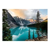 Obrazy i zdjęcia - Obraz na szkle Góry Jezioro 120 x 80 cm - miniaturka - grafika 1