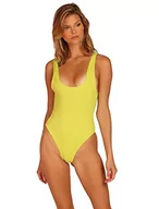 Stroje kąpielowe - OW COLLECTION Women's Hanna kostium kąpielowy, oddzielny, zielony, L - miniaturka - grafika 1