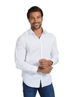 Koszule męskie - Guess Koszula Męska Garniturowa Ls Sunset Shirt White M1Yh20W7Zk1 G011 L - miniaturka - grafika 1