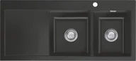 Zlewozmywaki - SystemCeram MERA DOUBLE | komora PRAWA | SCHIEFER 85 (50780185) - miniaturka - grafika 1