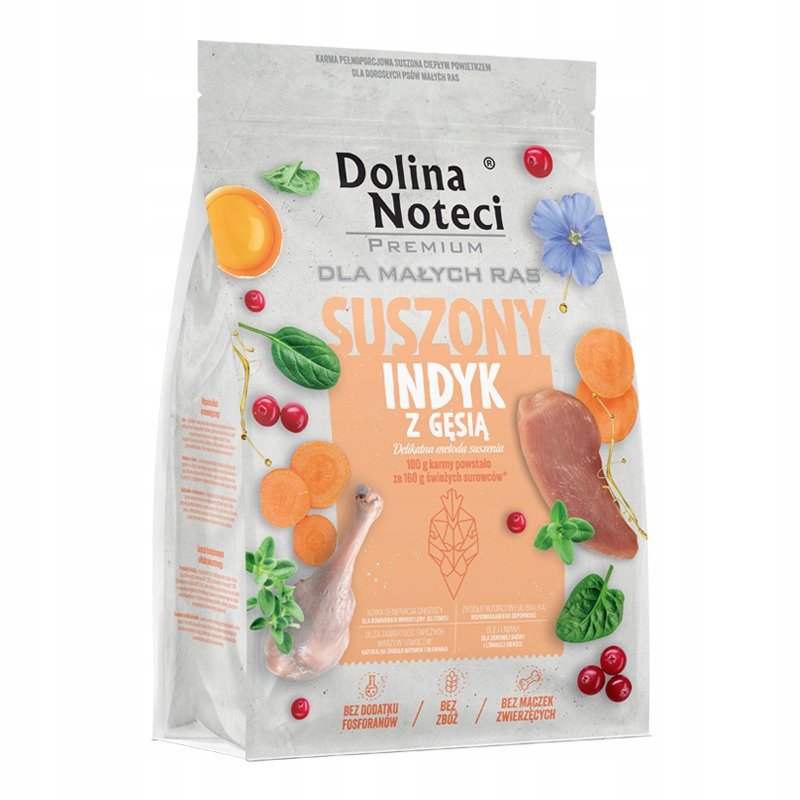 Karma dla psa DOLINA NOTECI Premium Indyk z gęsią 3 kg