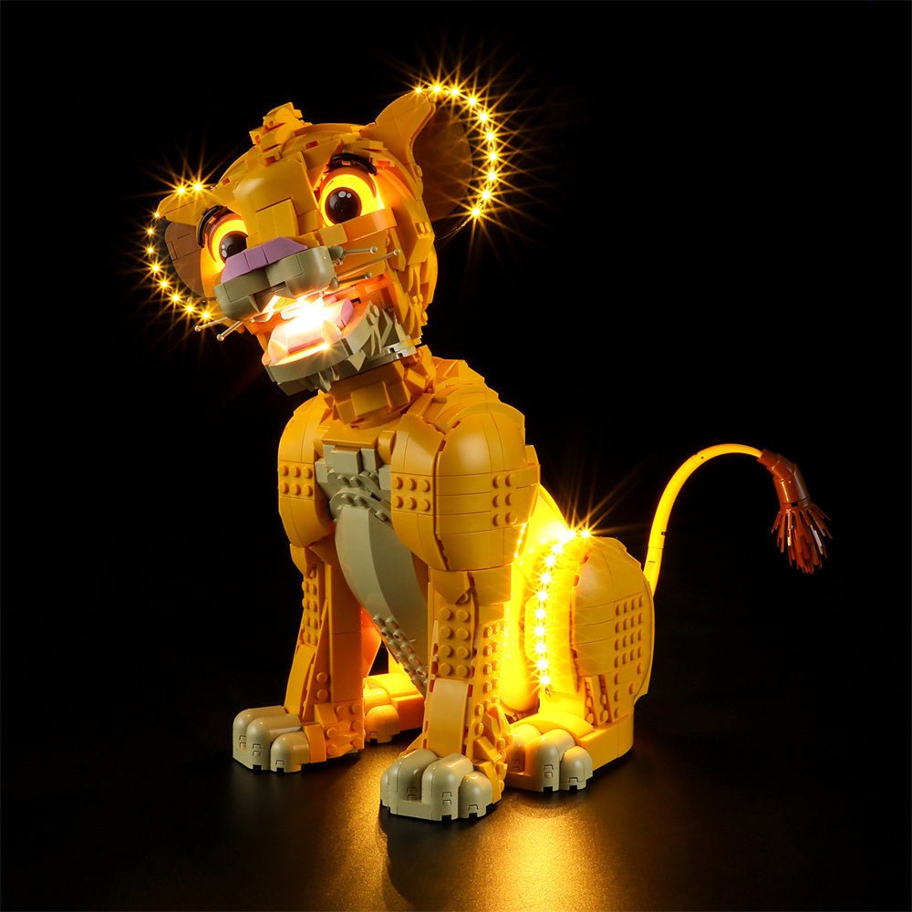 Zestaw oświetlenia do LEGO Disney Król Lew młody Simba 43247
