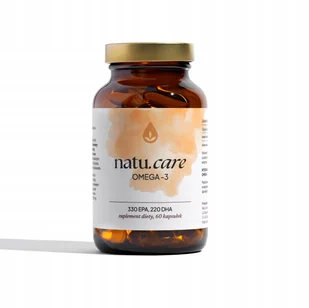Natu Care, Omega 3, Kwasy Tłuszczowe PREMIUM, 500 mg EPA DHA 60 szt. - Przeziębienie i grypa Natu Care, Omega 3, Kwasy Tłuszczowe PREMIUM, 500 mg EPA DHA 60 szt. - Przeziębienie i grypa - miniaturka - grafika 1