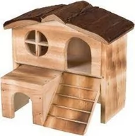 Akcesoria dla gryzoni - Trixie Domek Kajsa Natural Living opalany 17 × 15 × 13 cm - miniaturka - grafika 1