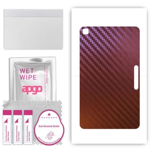 Folia naklejka skórka strukturalna na TYŁ do LG G Pad IV 8.0 FHD - Carbon Kameleon CAKA5 - apgo SKINS