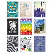 Inter-druk Kołonotes A5 120k. mix kratka ZG33INT - Szkolne artykuły papiernicze - miniaturka - grafika 1
