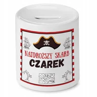 Skarbonki - Skarbonka 330 ml Dla Czarka Syna Dziecka Prezent z Nadrukiem ze Zdjęciem + Opakowanie na prezent (wzór 03) - miniaturka - grafika 1