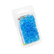 Gry planszowe - Tokens Light Blue Stones, niebieskie znaczniki akrylowe, Green Stuff World, 40szt. - miniaturka - grafika 1