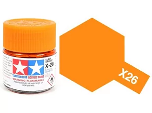 Tamiya Acrylic 81026 X-26 Clear Orange 23Ml [Clear] - Akcesoria i części modelarskie - miniaturka - grafika 1