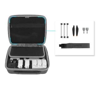 Pokrowiec Hard Case Alogy etui twarde do drona do DJI Mini 3 Pro RC RC-N1 szary + Blokada śmigieł - Akcesoria do drona - miniaturka - grafika 9