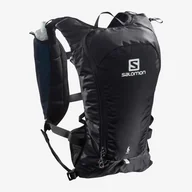 Plecaki - Salomon, Plecak sportowy, Agile 6 Set, czarny, 7L, 42x18x12cm - miniaturka - grafika 1