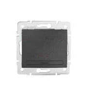 Wyłączniki światła i elektryczne - Kanlux Łącznik jednobiegunowy DOMO 01-1000-241 gr 24888 - miniaturka - grafika 1