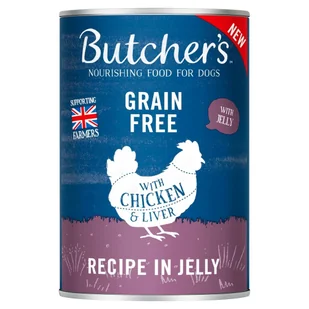 Butcher's Karma dla psa kawałki z kurczakiem w galaretce 400 g - Woda - miniaturka - grafika 1