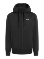 Bluzy męskie - BENCH Bluza dresowa męska z kapturem (czarny (bluza), L) - miniaturka - grafika 1