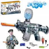Zabawki militarne - KARABIN AUTOMATYCZNY NA KULKI ŻELOWE WODNE AKUMULATOR BEZPIECZNY ZESTAW - miniaturka - grafika 1