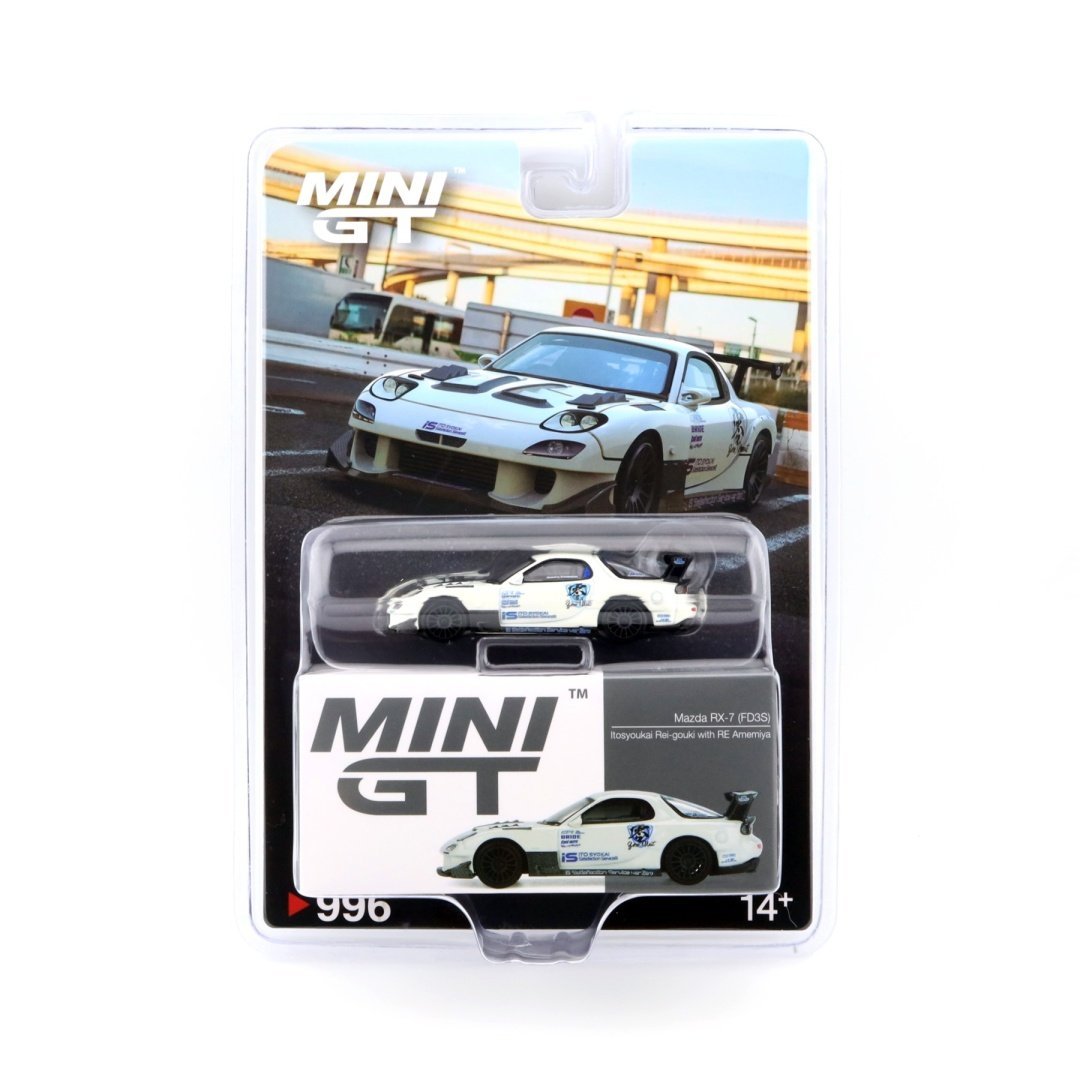 MINI GT Mazda RX-7 FD3S Itosyoukai Rei-gouki with RE Amemiya MGT00996-BL MiniGT