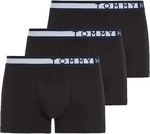 Tommy Hilfiger Męski pakiet 3 bokserów Trunks Bielizna, Pvhczarny/Pvhczarny/Pvhblack, XXL - Majtki męskie - miniaturka - grafika 1