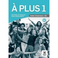 Książki do nauki języka francuskiego - zbiorowa Praca A Plus 1 ćwiczenia A1 + CD LEKTORKLETT - miniaturka - grafika 1