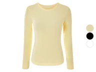 Koszulki i topy damskie - esmara® Koszulka z długim rękawem damska - miniaturka - grafika 1