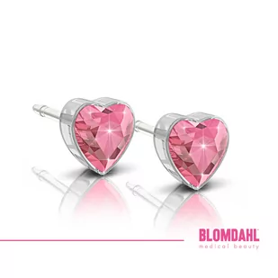 Blomdahl - Kolczyk Heart Light Rose 6mm 2szt - Piercing - miniaturka - grafika 1