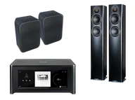 Kino domowe - NAD M10 V2 czarny + Carina FS247.4 czarny + Pulse Flex 2i czarny - miniaturka - grafika 1