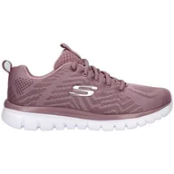 Buty trekkingowe damskie - Buty damskie SKECHERS Graceful Get Connected lavender - miniaturka - grafika 1