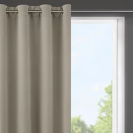 Zasłony - Eurofirany Zasłona Logan 140x175 Ciemnobeżowa ex-zas-logan-capu-140x175-przel - miniaturka - grafika 1