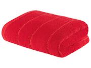 Ręczniki - LIVARNO home Ręcznik kąpielowy frotte, 70 x 130 cm (Czerwony) - miniaturka - grafika 1