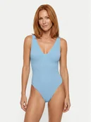 Stroje kąpielowe - Seafolly Strój kąpielowy Sea Dive 10974-861 Błękitny - miniaturka - grafika 1