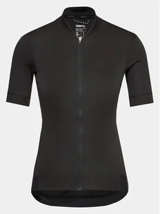 Craft Koszulka rowerowa Essence 1907133 Czarny Slim Fit - Koszulki rowerowe - miniaturka - grafika 1