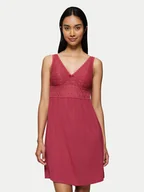 Bielizna nocna - Triumph Koszula nocna Aura Spotlight 10218288 Czerwony Regular Fit - miniaturka - grafika 1