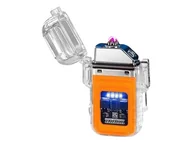 Latarki - 53-176# Zapalniczka wodoodporna plazmowa usb + latarka - miniaturka - grafika 1
