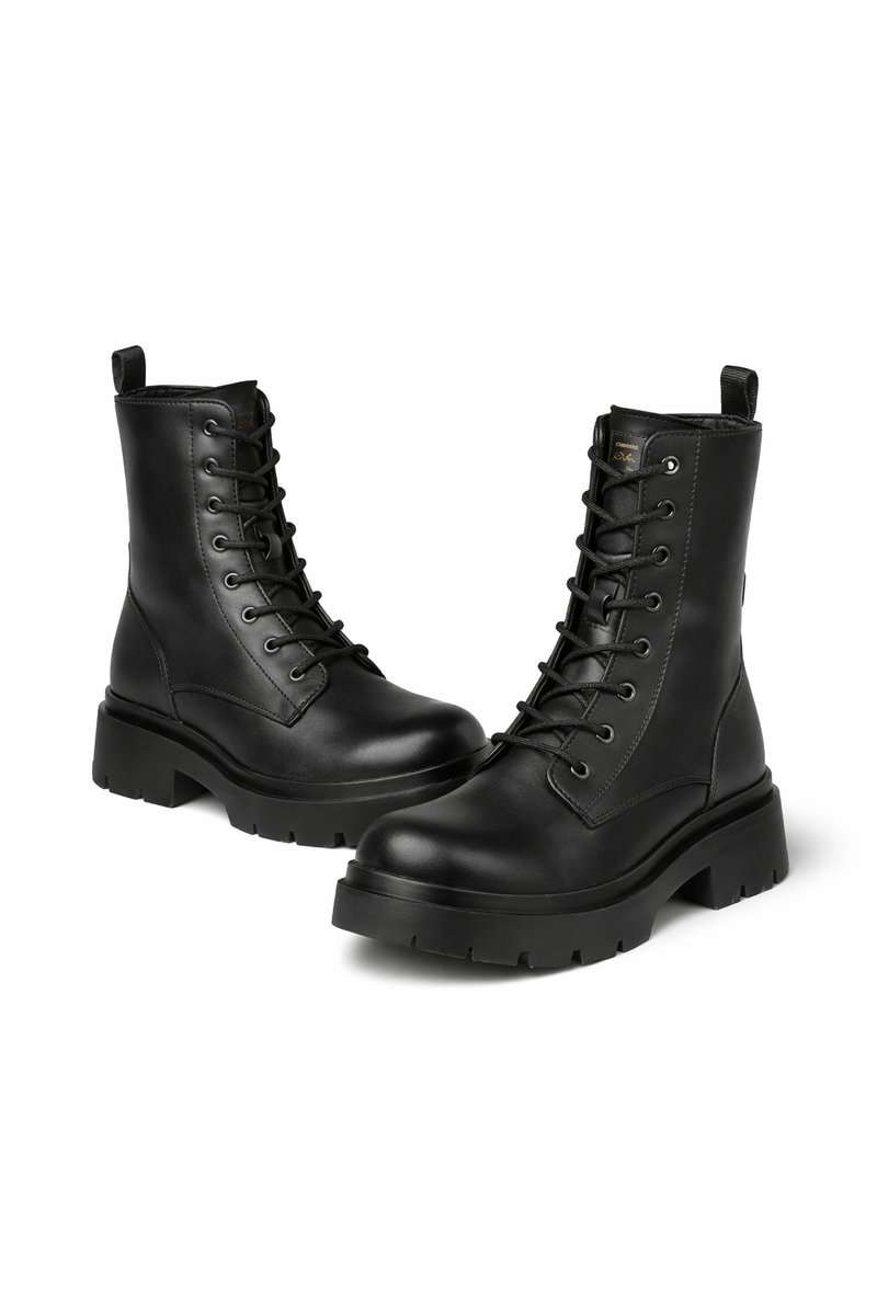 GANT CZARNE BOTKI DAMSKIE NA KLOCKU Z LOGO MARKI 38 1I4A