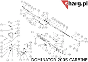 Śruba mocująca kabłąk przednia Hatsan MOD 33 - 155, Dominator 200, Striker, Proxima (777) - Osprzęt do wiatrówek - miniaturka - grafika 32