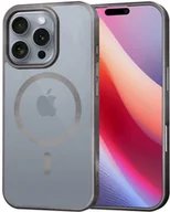 Etui i futerały do telefonów - Etui Magnetyczne MagSafe TPUAcrylic Supero do iPhone 16 Pro Max, Szare - miniaturka - grafika 1