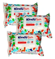 Chusteczki nawilżane - x3 Kindii fun NAWILŻANY PAPIER TOALETOWY MOKRE CHUSTECZKI - miniaturka - grafika 1