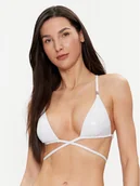 Stroje kąpielowe - Calvin Klein Swimwear Góra od bikini KW0KW02249 Biały - miniaturka - grafika 1