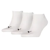 Skarpetki damskie - Puma, Skarpety damskie, 3-pack, Sneaker Plain 3P 261080001 300, biały, rozmiar 35/38 - miniaturka - grafika 1