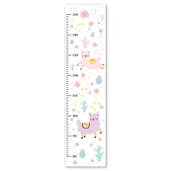 Dekoracje domu - miarka wzrostu dla dzieci SŁODKA LAMA - miniaturka - grafika 1