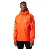 Kurtki męskie - Męska kurtka przeciwdeszczowa Helly Hansen Ervik Jacket Men flame - M - miniaturka - grafika 1