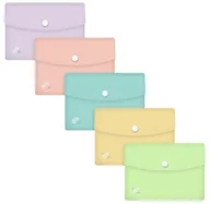Teczki i aktówki - Oxford Teczka kopertowa A6 Urban Pastel 5szt - miniaturka - grafika 1