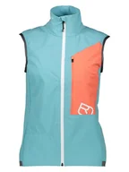 Kamizelki damskie - ORTOVOX Kamizelka funkcyjna "Berrino" w kolorze turkusowym - miniaturka - grafika 1