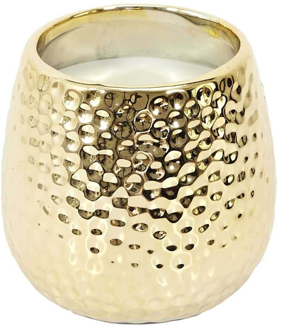 Świeca zapachowa ceramiczna z efektem młotkowym 9 cm