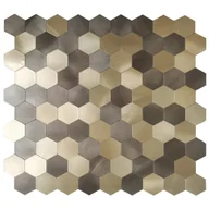 Płytki ceramiczne - Mozaika Hexa Gold Iryda 29.2 x 28.8 - miniaturka - grafika 1