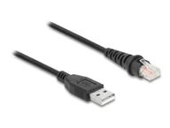 Adaptery i przejściówki - DeLOCK Kabel skanera kodu kreskowego RJ50 na USB 2.0 Typu-A, 2 m 90611 - miniaturka - grafika 1