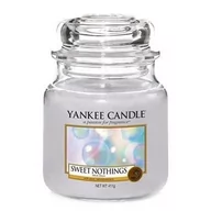 Świece - Yankee Candle Yankee Candle Sweet Nothing 411 g Classic średnia świeczka zapachowa - miniaturka - grafika 1
