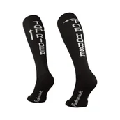 Skarpetki jeździeckie - Skarpety jeździeckie we wzory black/white SJP Comodo - miniaturka - grafika 1